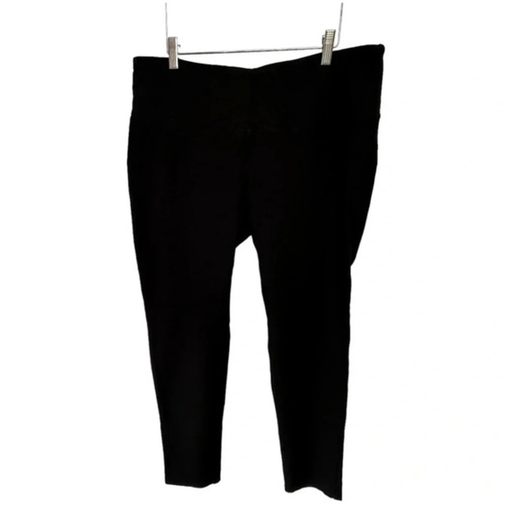 Slim-sation by Multiples Pants XL Black Tummy Control Pull On Ankle Stretch
